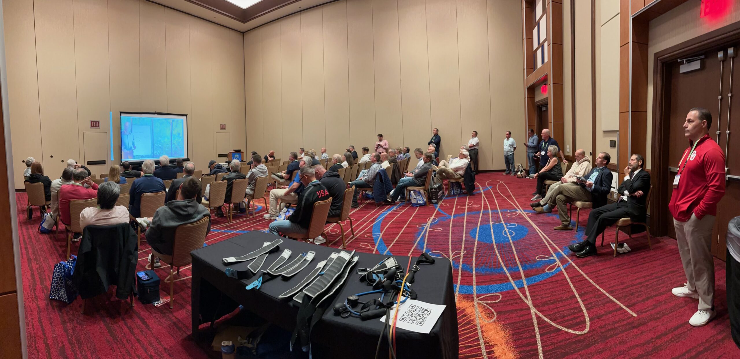 Dr. Mike DeBord at a speaking event