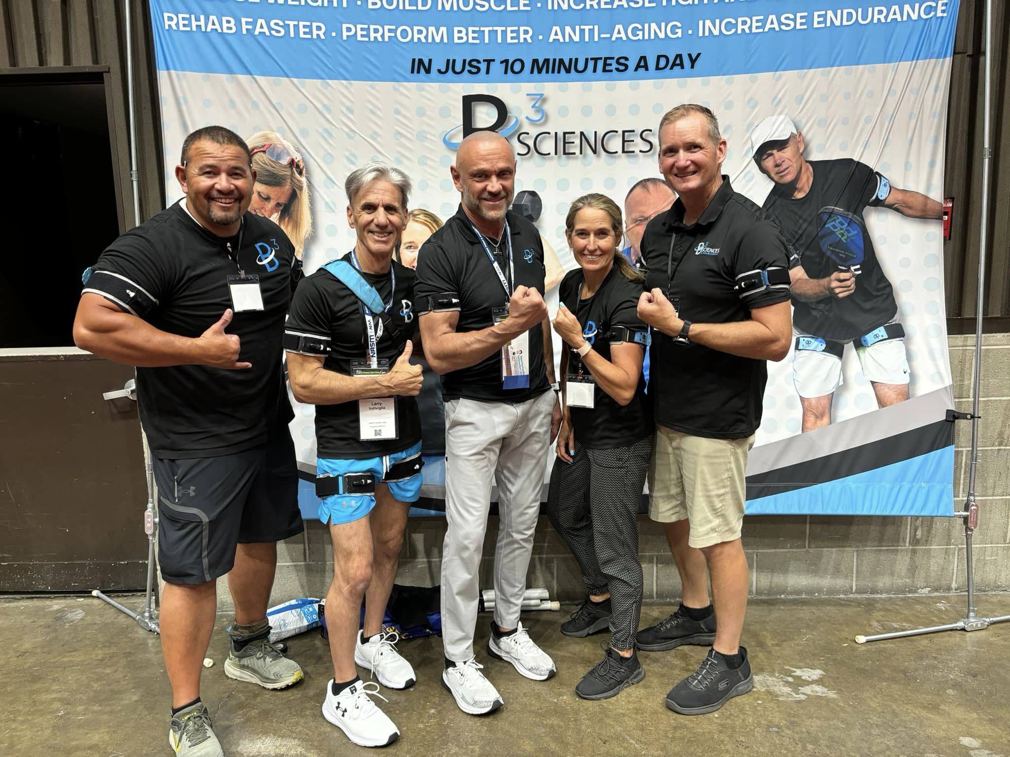 B3 Sciences team at a conference